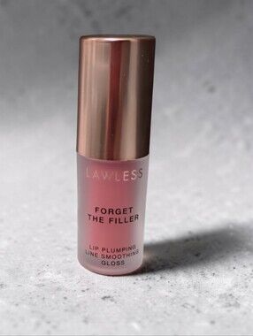 New! LAWLESS Forget The Filler Mini Lip Plumper Line Smoothing Gloss, Bitten
